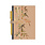 EDITIONS DU DESASTRE Pepakura- Carnet B7 12,5x8cm - 192p lignées avec stylo - Bambou
