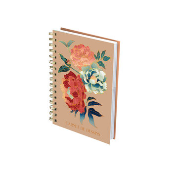 EDITIONS DU DESASTRE Pepakura- Carnet De Croquis 17x21cm 120p - Pivoine