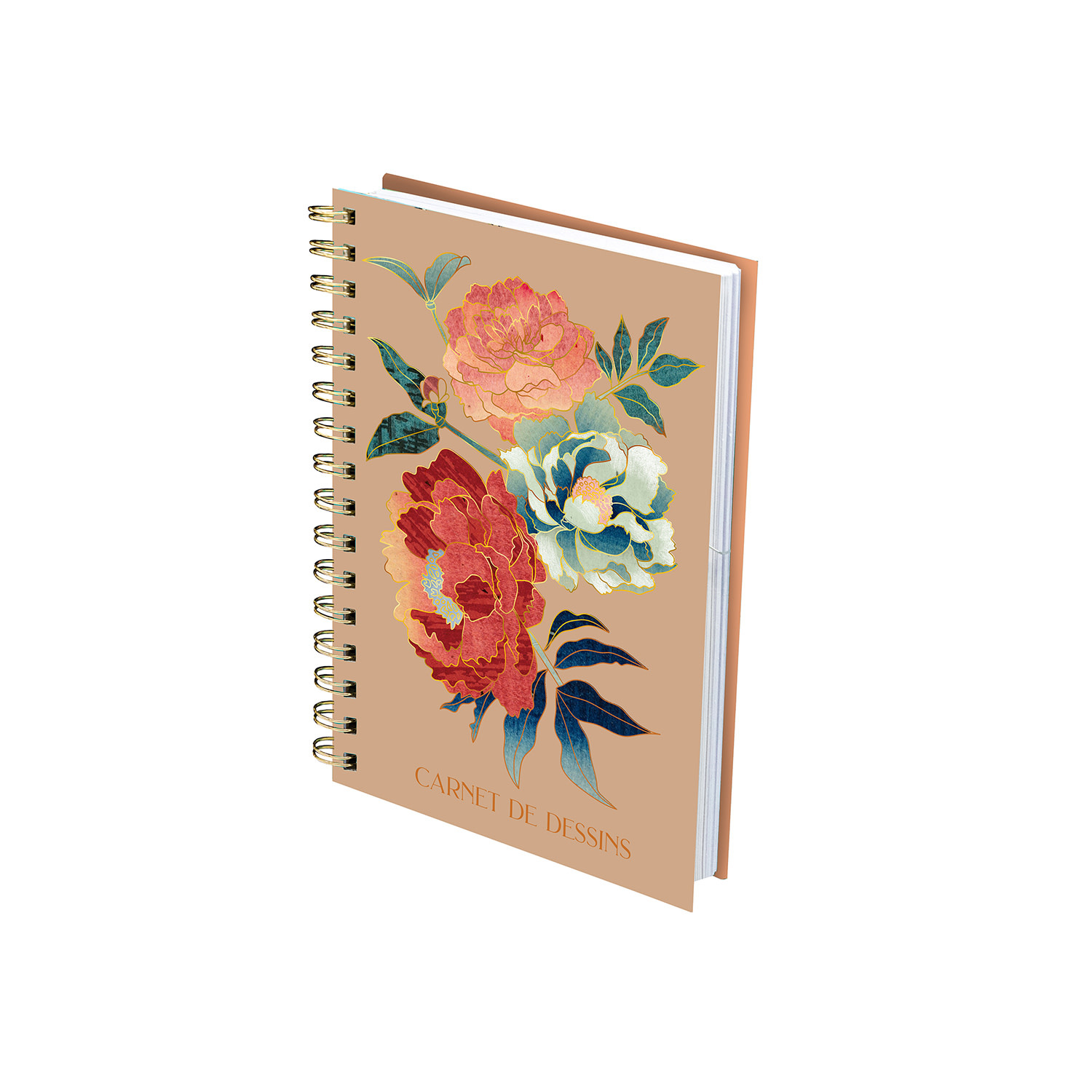 EDITIONS DU DESASTRE Pepakura- Carnet De Croquis 17x21cm 120p - Pivoine