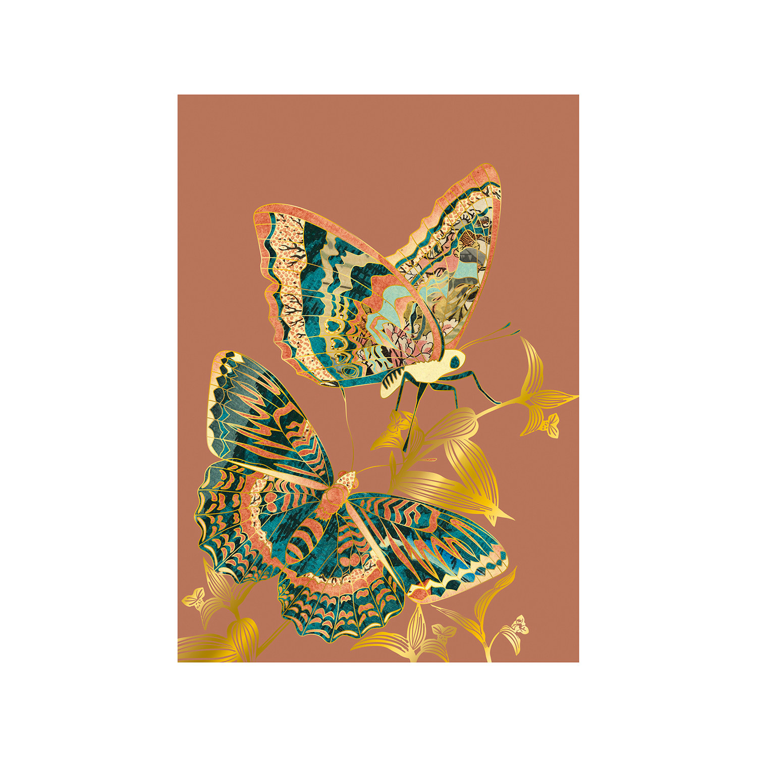 EDITIONS DU DESASTRE Pepakura- Cahier A5 15x21cm 48 pages lignées 80g - Papillon