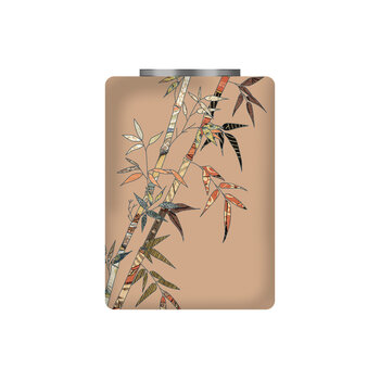 EDITIONS DU DESASTRE Pepakura- Miroir 8x6x1cm double miroir - Bambou