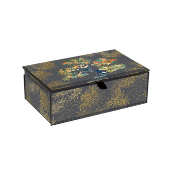 EDITIONS DU DESASTRE Pepakura- Boîte En Verre 18x13x6cm doublé velours - Erable