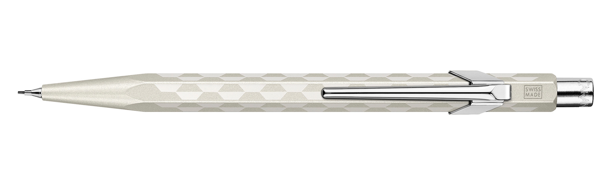CARAN D'ACHE Porte-mine 849™ Noël 2025 Blanc, 0.5mm, en écrin carton Alpine Frost