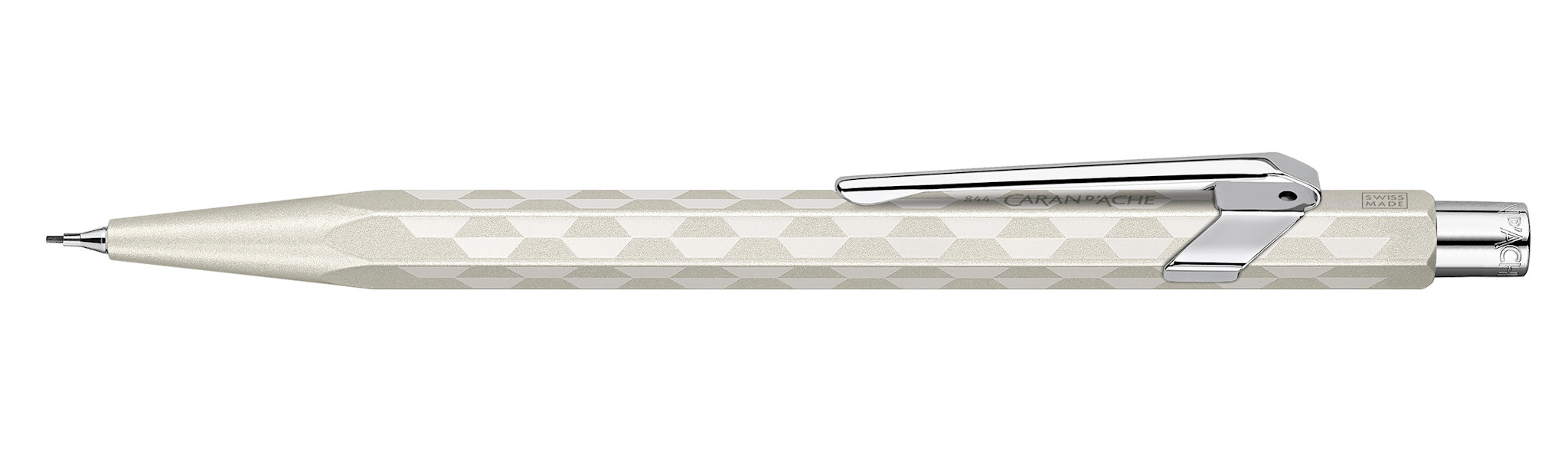 CARAN D'ACHE Porte-mine 849™ Noël 2025 Blanc, 0.5mm, en écrin carton Alpine Frost