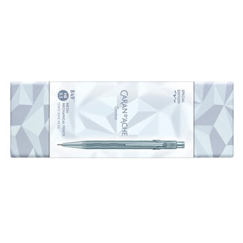 CARAN D'ACHE Porte-mine 849™ Noël 2025 Bleu, 0.5mm, en écrin carton Alpine Frost
