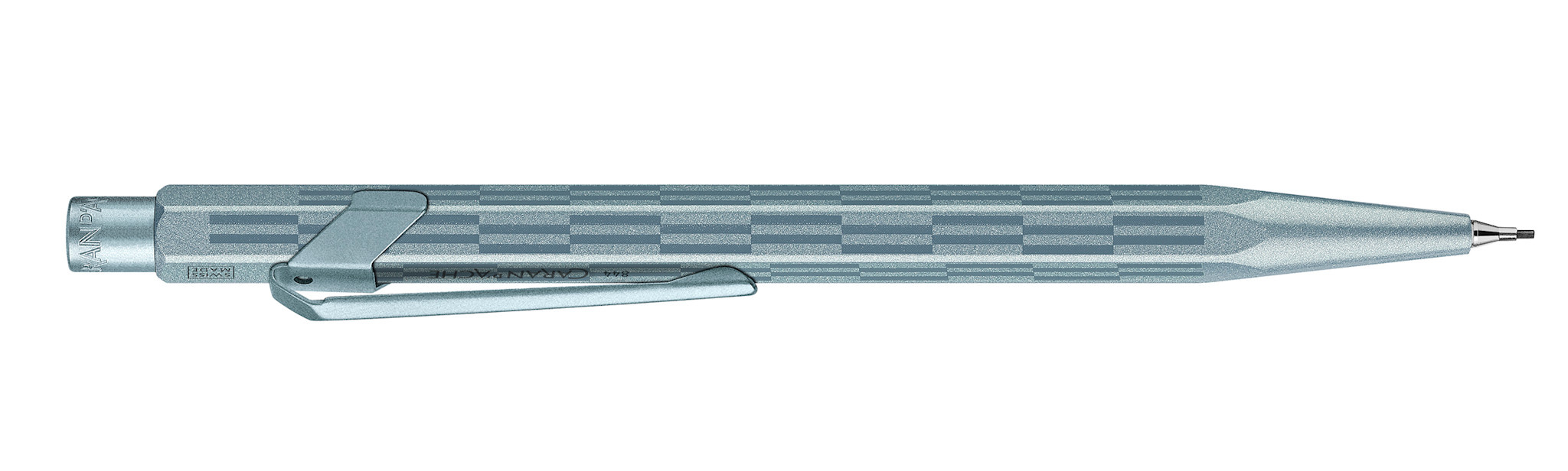 CARAN D'ACHE Porte-mine 849™ Noël 2025 Bleu, 0.5mm, en écrin carton Alpine Frost