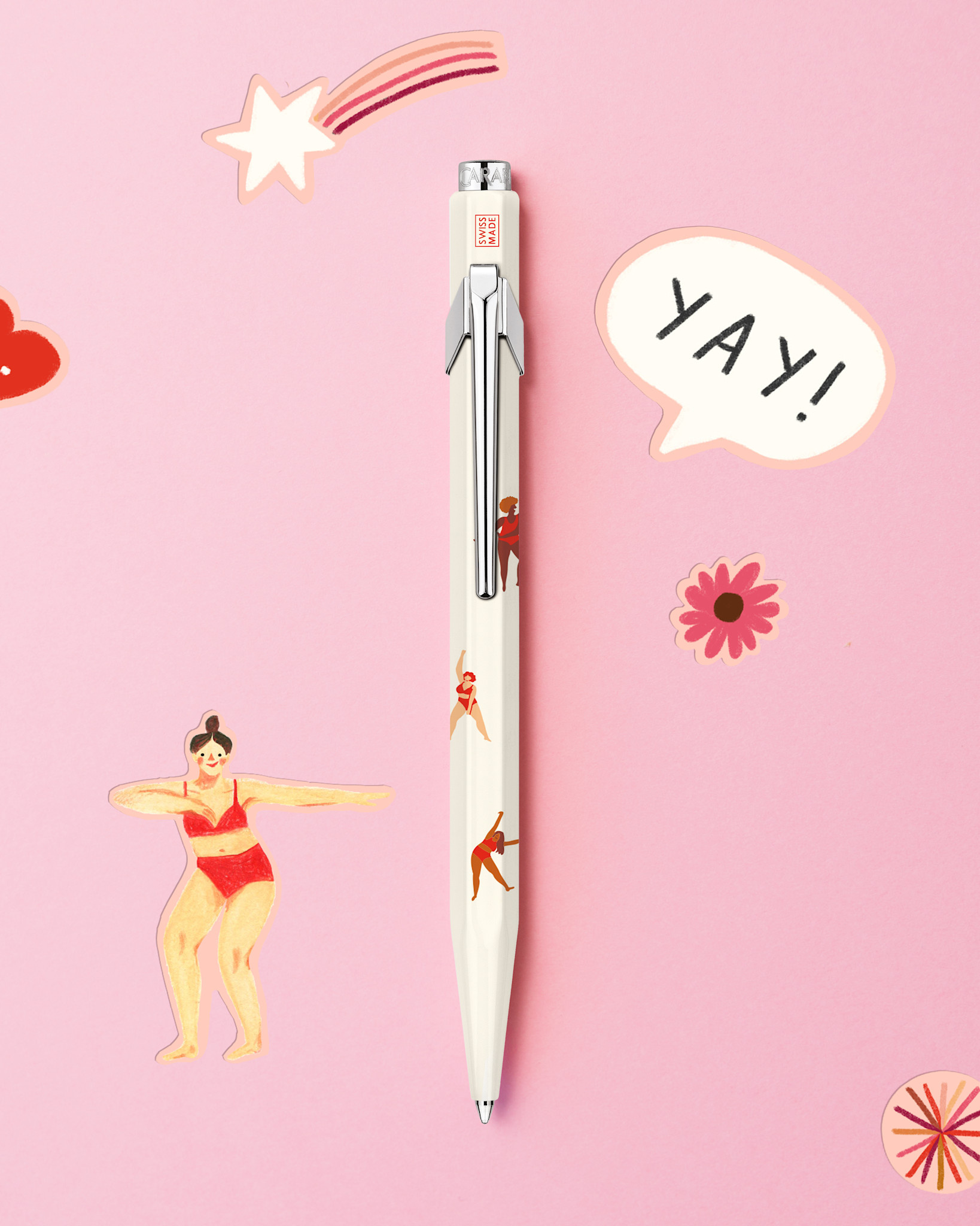CARAN D'ACHE Stylo bille 849™ Nina Cosford avec étui slimpack