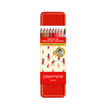 CARAN D'ACHE Set créatif Nina Cosford ass. 12 pcs + 1 pinceau