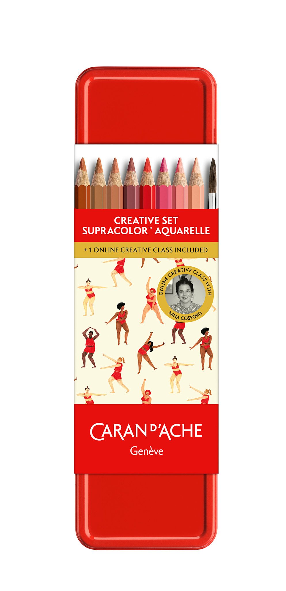 CARAN D'ACHE Set créatif Nina Cosford ass. 12 pcs + 1 pinceau
