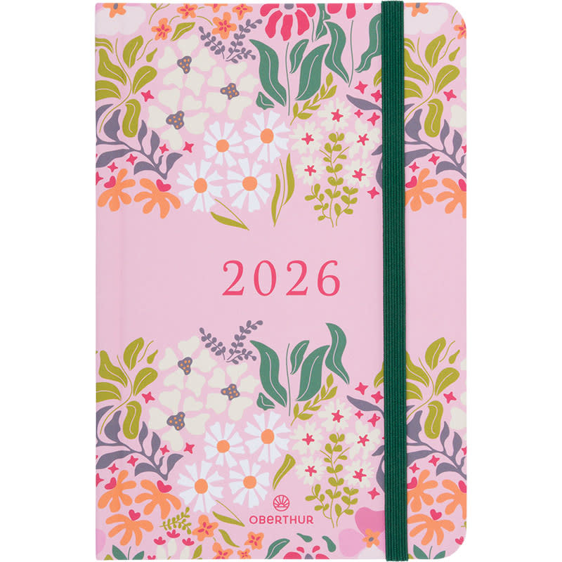 OBERTHUR Agenda Semainier 15 Fsc Anahita Rose