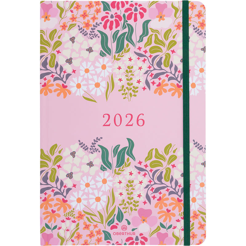 OBERTHUR Agenda Semainier 25 Fsc Anahita Rose