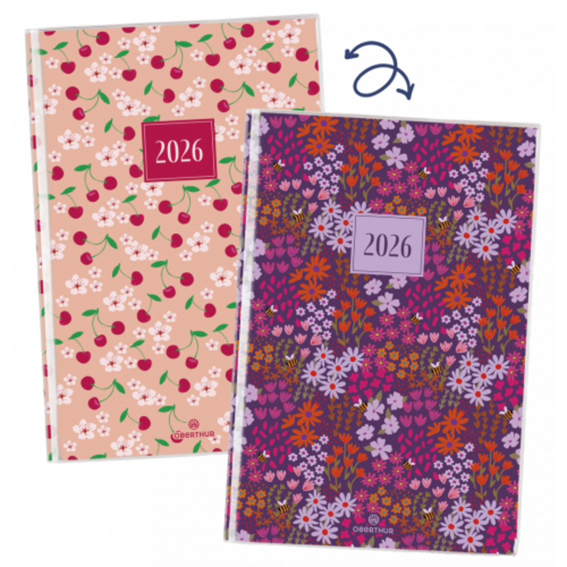 OBERTHUR Agenda Semainier 25 Fsc Capri Vegetal