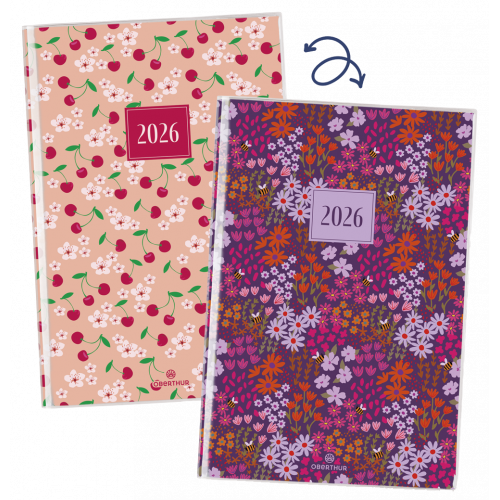 OBERTHUR Agenda Semainier 25 Fsc Capri Vegetal