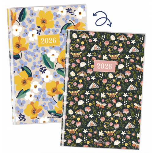 OBERTHUR Agenda Semainier 25 Fsc Capri Floral