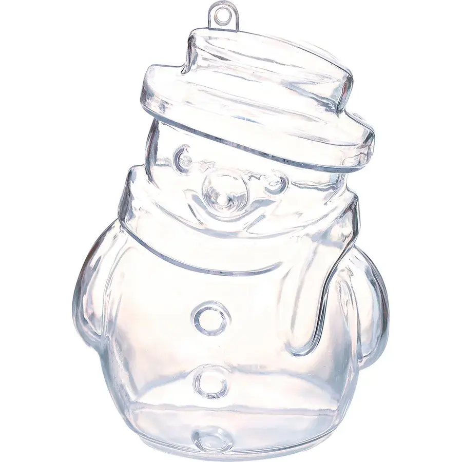 GRAINE CREATIVE Bonhomme de neige Plastique Cristal 8 x 9 x 4 cm