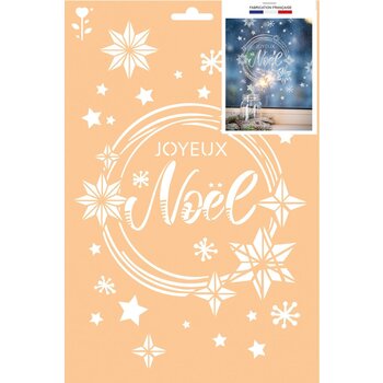 GRAINE CREATIVE Pochoir A4 Sans Sachet - Joyeux Noel
