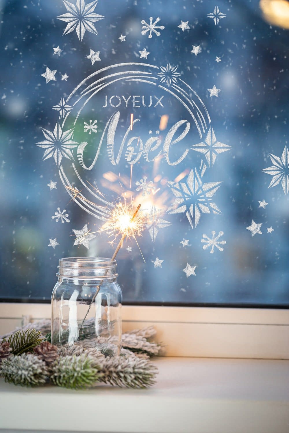 GRAINE CREATIVE Pochoir A4 Sans Sachet - Joyeux Noel