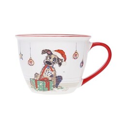 KIUB Bol Timbale A Anse 550 Ml Kooks Noël Chien