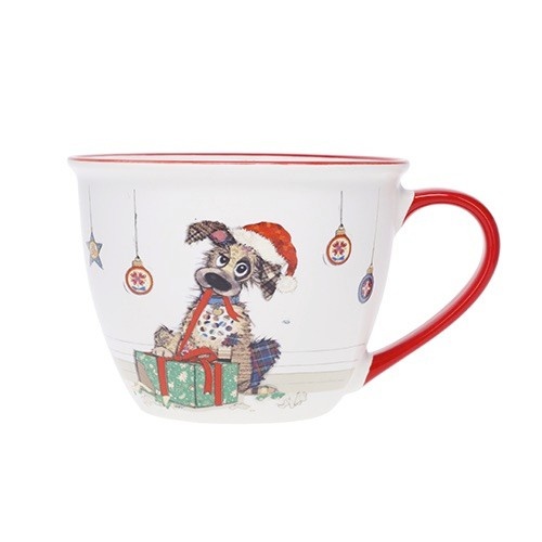 KIUB Bol Timbale A Anse 550 Ml Kooks Noël Chien