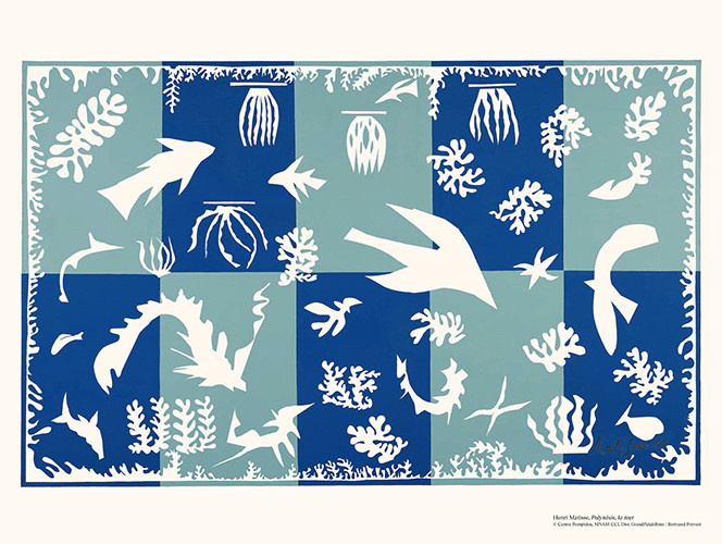 LES JOLIES PLANCHES Planche Matisse - Polynésie - la mer