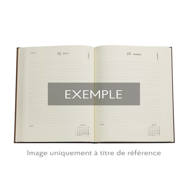 PAPERBLANKS Agenda 1 jour/page - 2026 12-Mois Flexis Restoration Ultra
