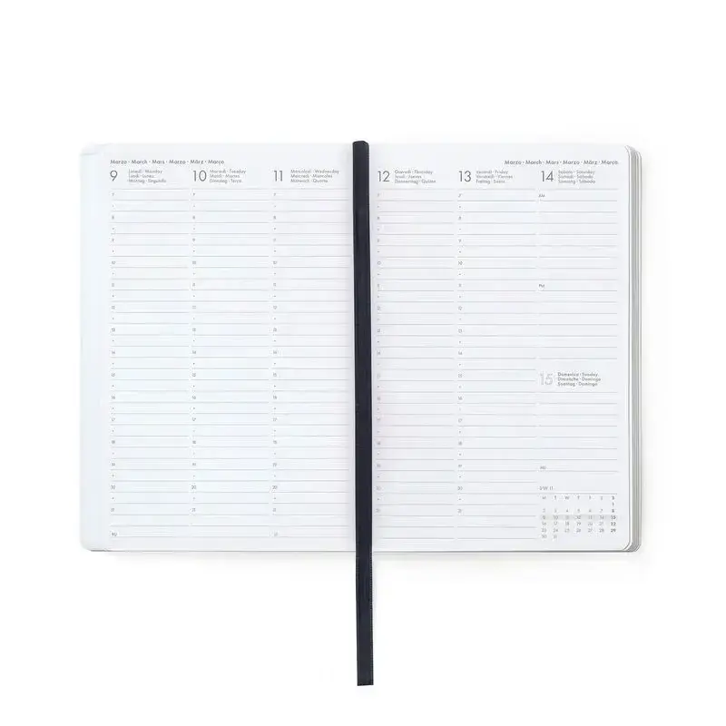 LEGAMI Agenda 12 Mois - 2026 - Medium Photo Weekly Diary - Moth