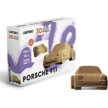 Cartonic Cartonic Sculpture-Puzzle 3D - Porsche 911