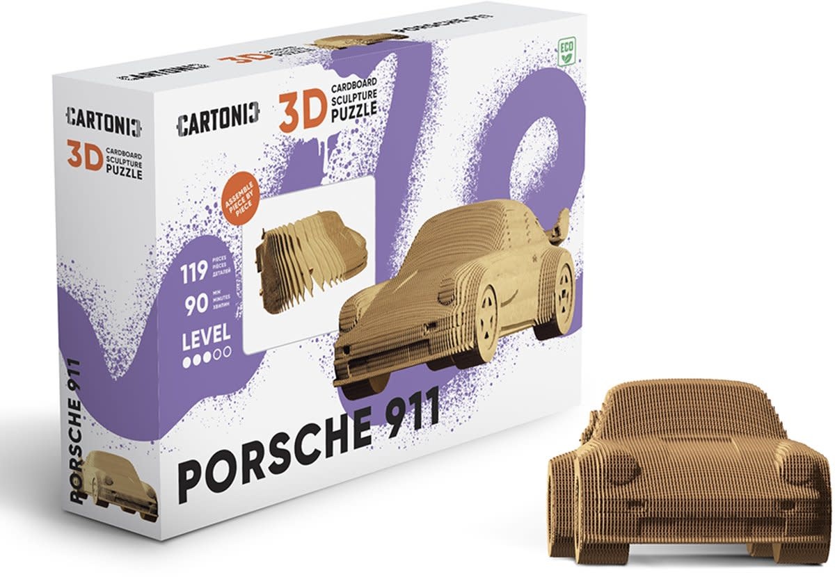 Cartonic Sculpture-Puzzle 3D - Porsche 911