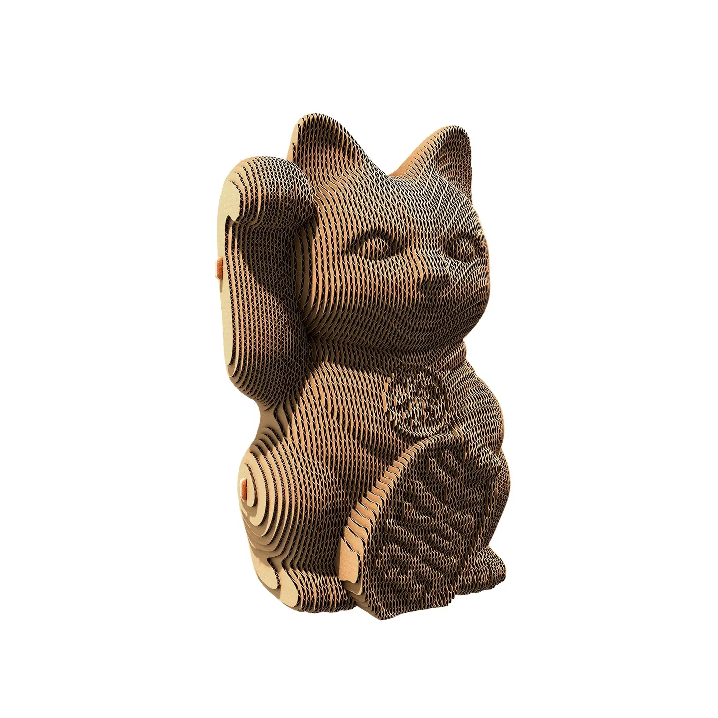 Cartonic Sculpture-Puzzle 3D - Lucky cat