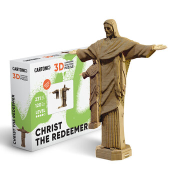 Cartonic Sculpture-Puzzle 3D - Christ rédempteur