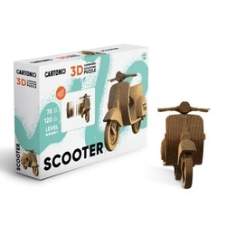 Cartonic Sculpture-Puzzle 3D - Scooter