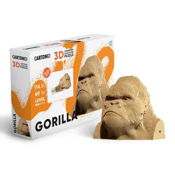 Cartonic Sculpture-Puzzle 3D - Gorille
