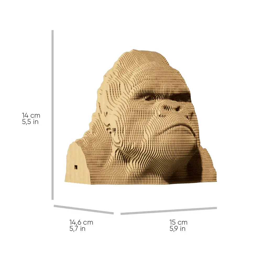 Cartonic Sculpture-Puzzle 3D - Gorille