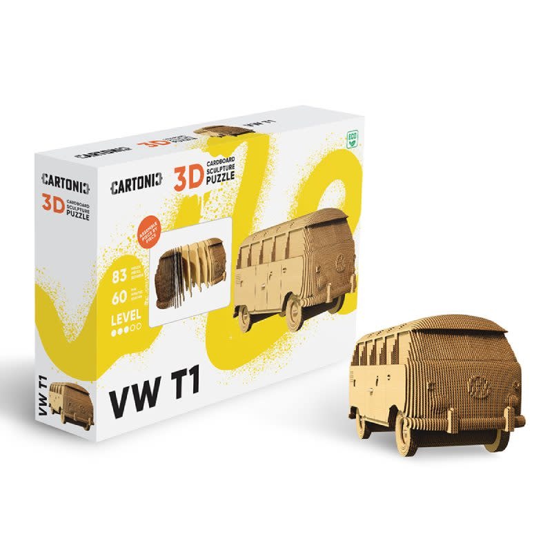 Cartonic Sculpture-Puzzle 3D - Van Volkswagen