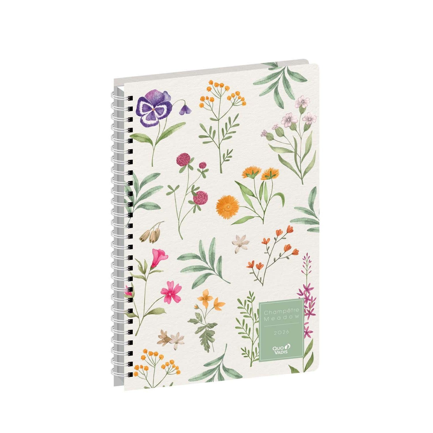 QUO VADIS Agenda Civil Ministre S semainier 16x24cm Daisy Herbier