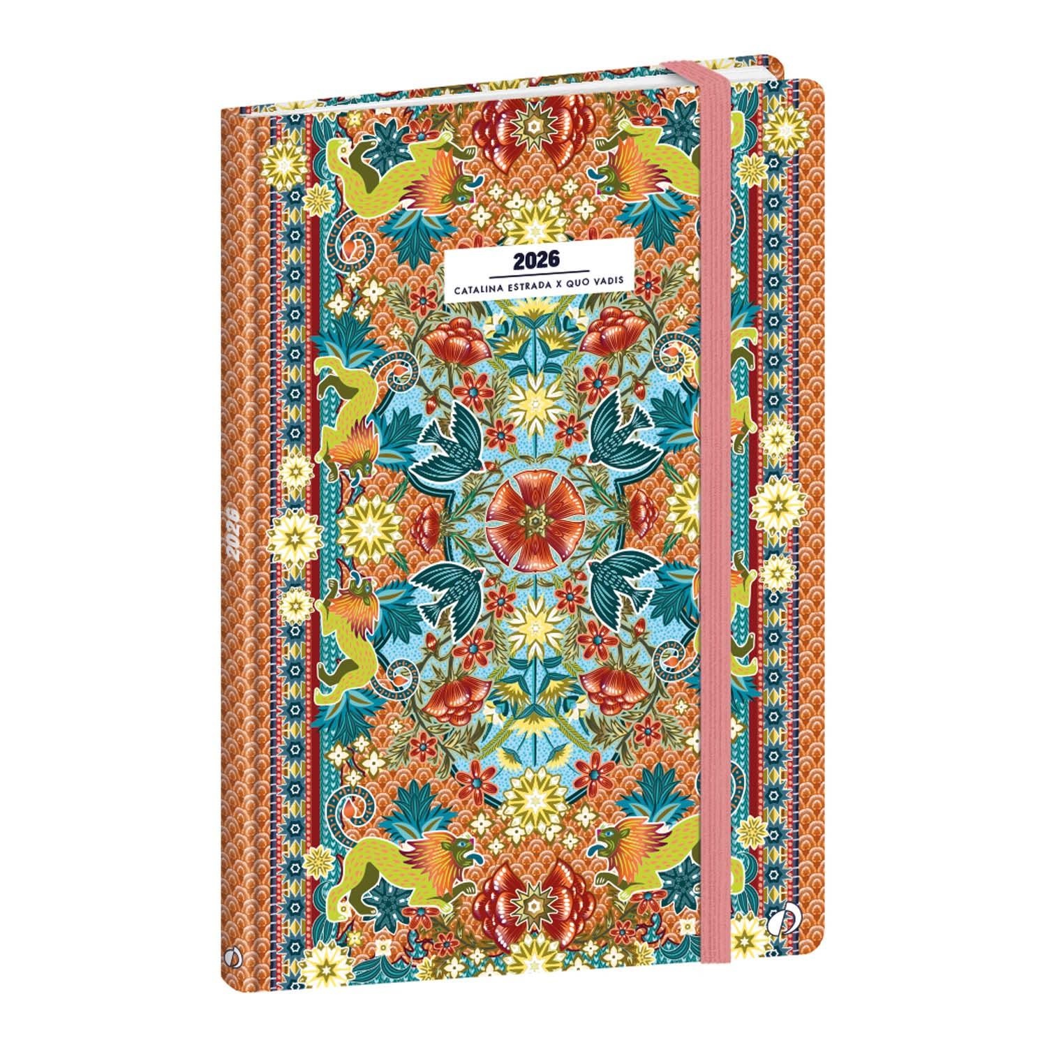 QUO VADIS Agenda civil Ministre Fr 16x24cm C.Estrada Lion Cr Élast