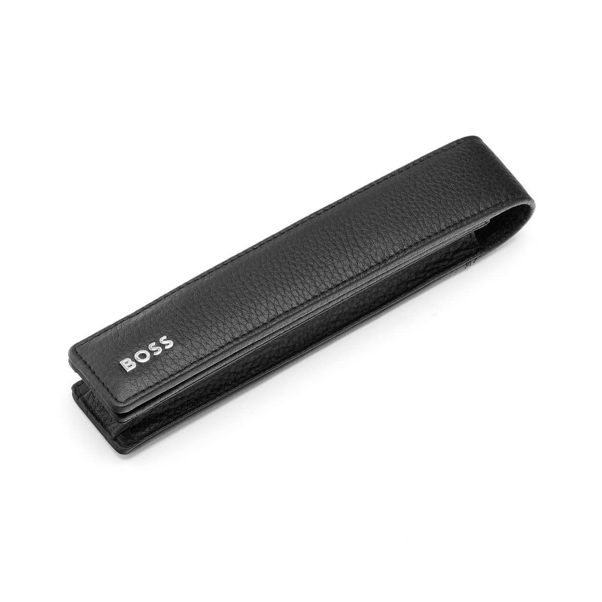 HUGO BOSS Etui à stylos Classic Grained Black