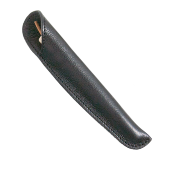 Etui tulipe Noir pour 1 stylo, diamètre 1,8 cm