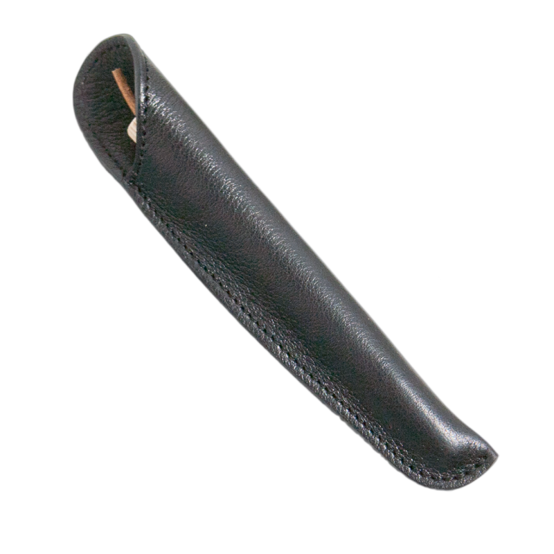 Etui tulipe Noir pour 1 stylo, diamètre 1,8 cm