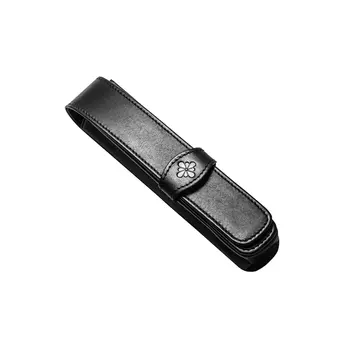 DIPLOMAT Etui cuir 1 stylo noir "Diplomat flower"