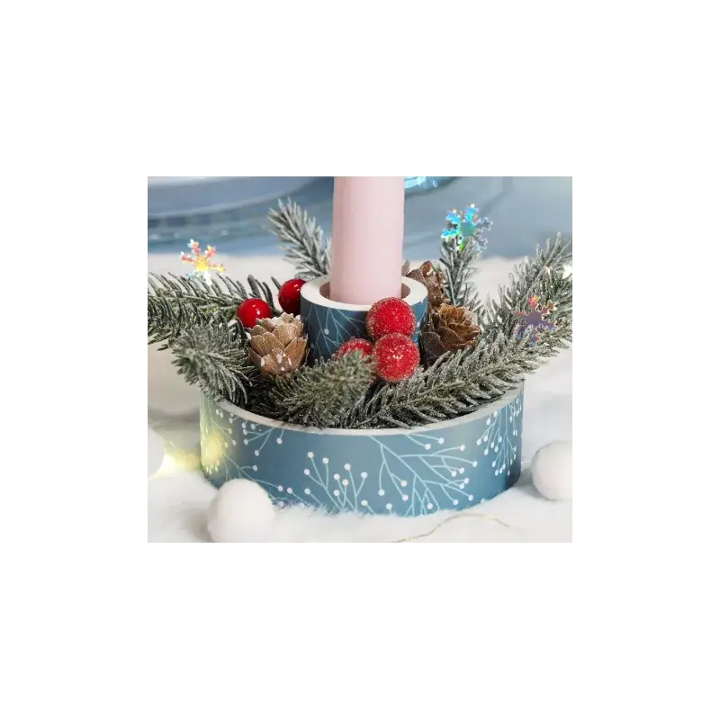 ARTEMIO 2 Mini Branches De Baie Givre 7cm