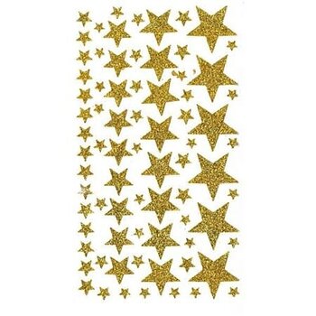 ARTEMIO Adh.14X25Cm Glitter Stars Gold