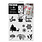 ALADINE Pochoir Deco Motifs Noel 20X30 Cm