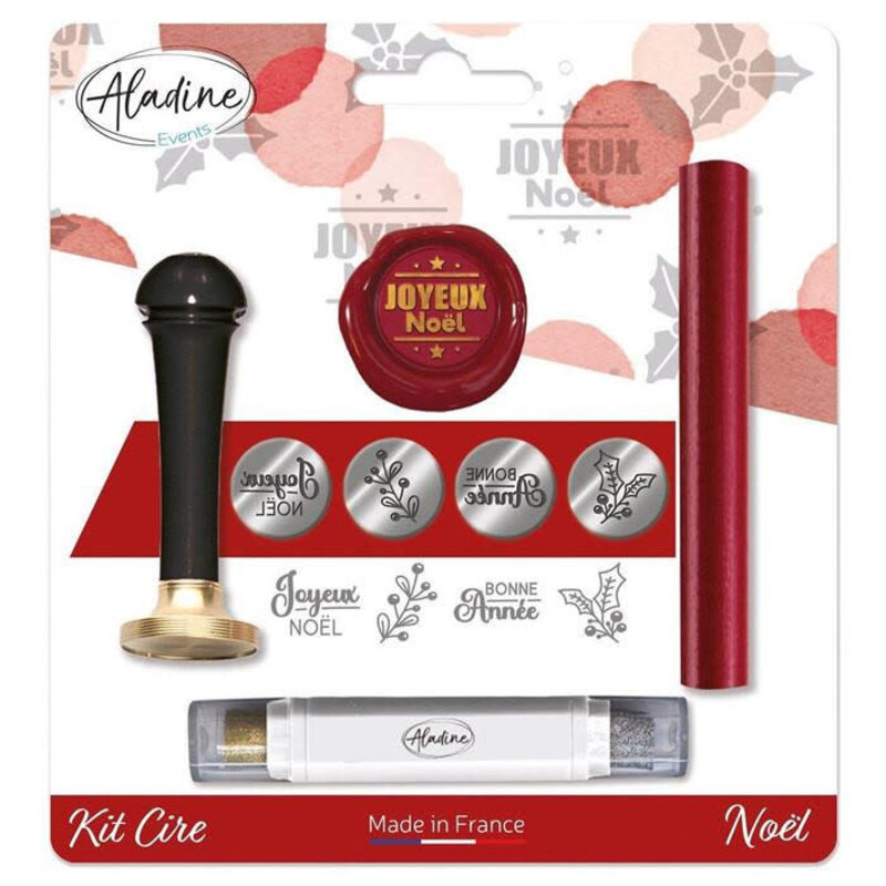 ALADINE Kit Cire Joyeux Noël & Bonne Année