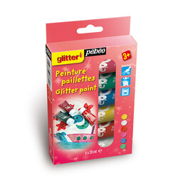 PEBEO Gel Pailleté Set Decouverte 6X20 Ml