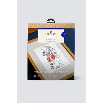 DMC Kit Broderie Joanna H. Portrait Et Coquelicots