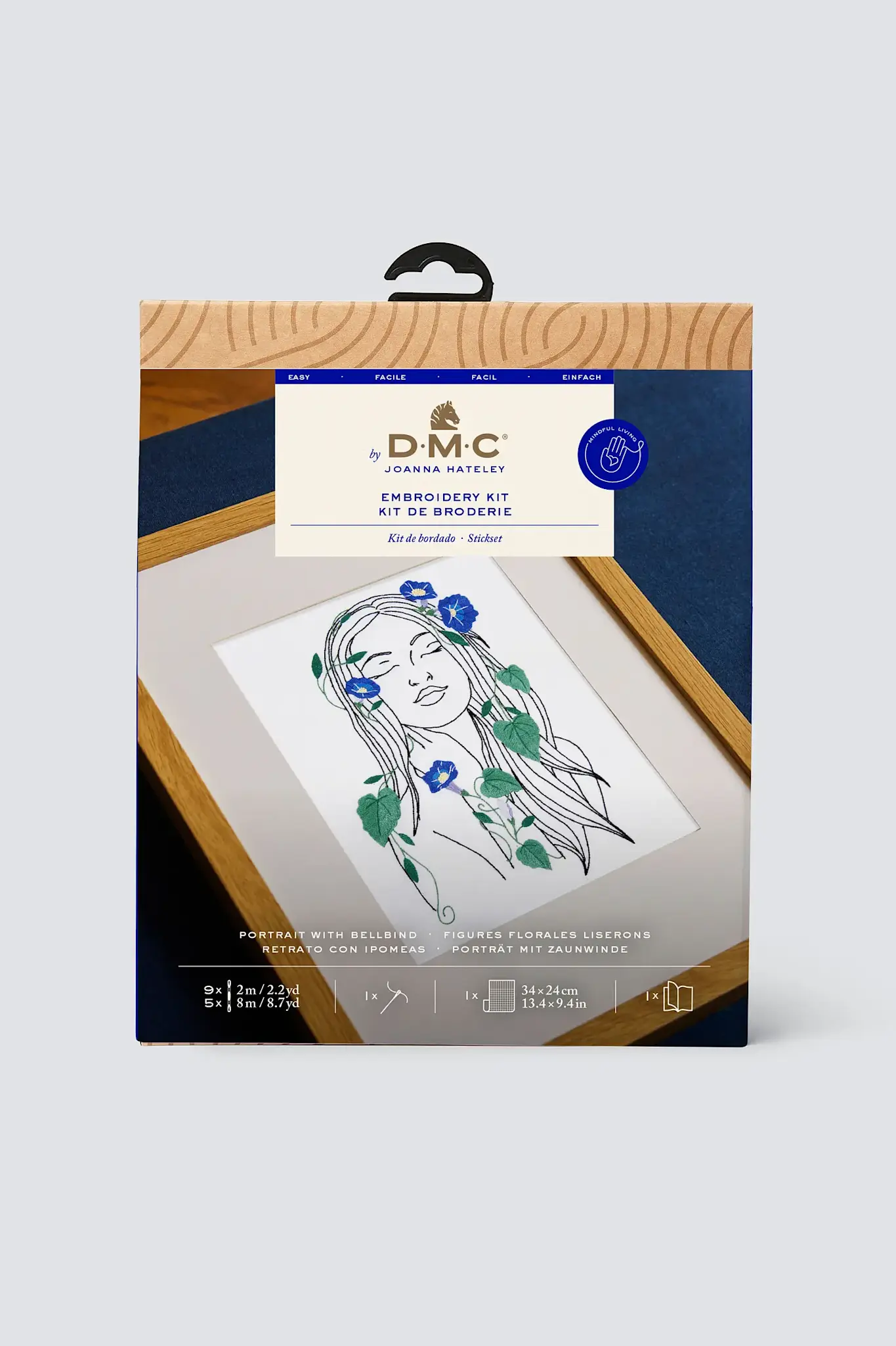 DMC Kit Broderie Joanna H. Portrait Et Liserons