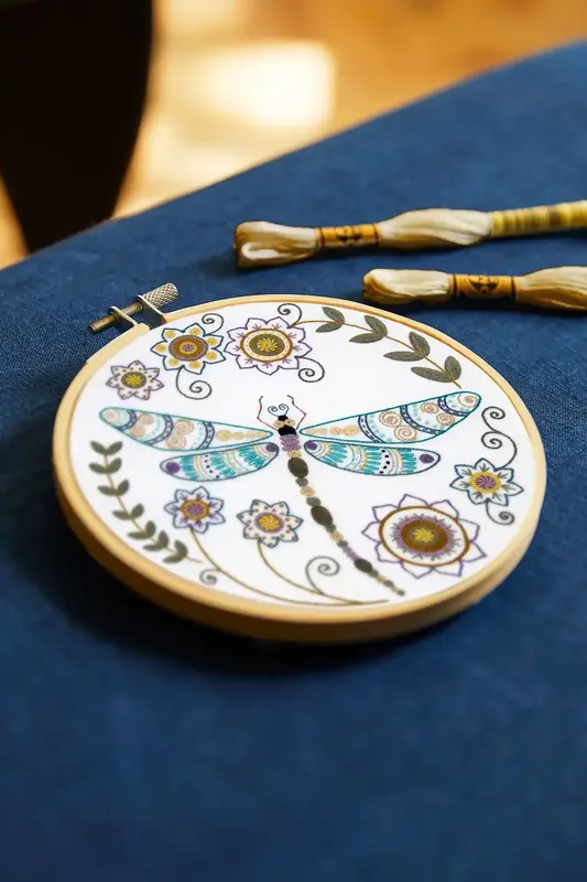 DMC Kit Broderie Le Chat Libellule