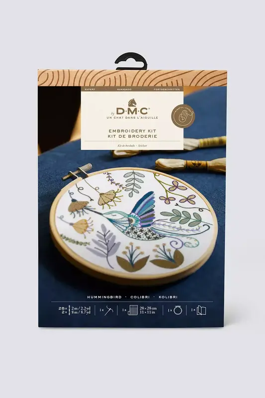 DMC Kit Broderie Le Chat Colibri