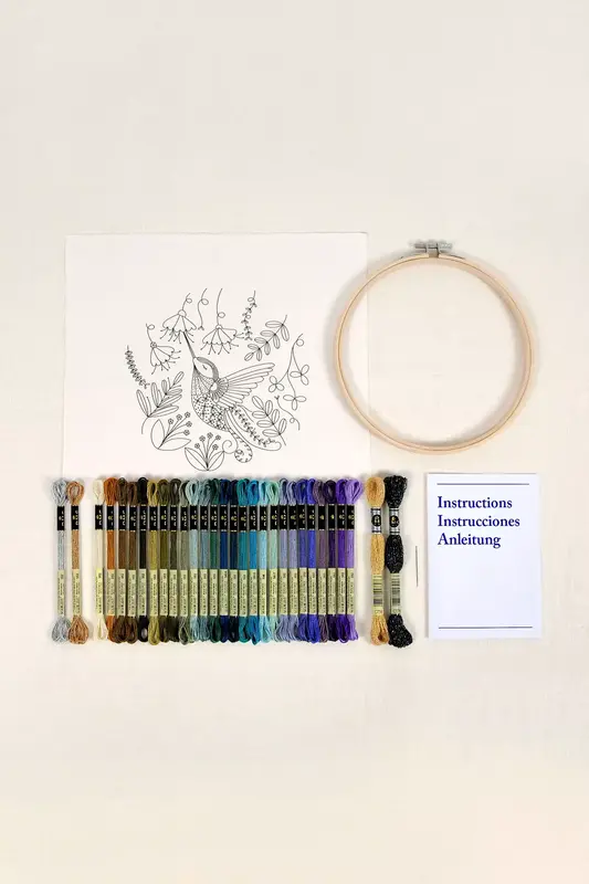 DMC Kit Broderie Le Chat Colibri